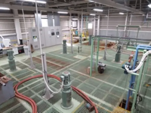 Upgraded pit wastewater treatment facility (Osarizawa Mine)