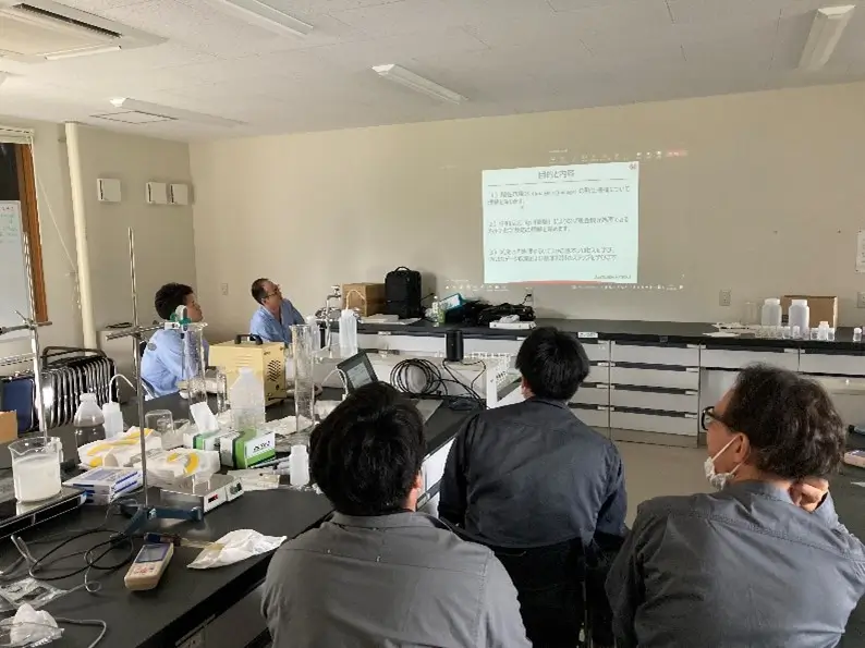 Training on mine wastewater treatment process