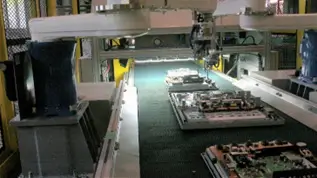 Robot unscrews flat-screen TVs