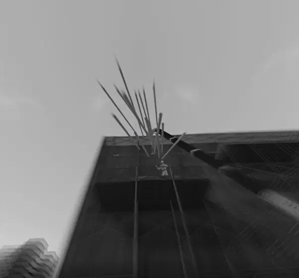 Flying object accident caused by failed crane operation