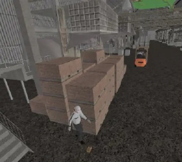 Accidents involving contact with forklifts
(pedestrian moving backward)