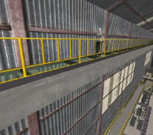 Falling accidents
(stepping through the floor)