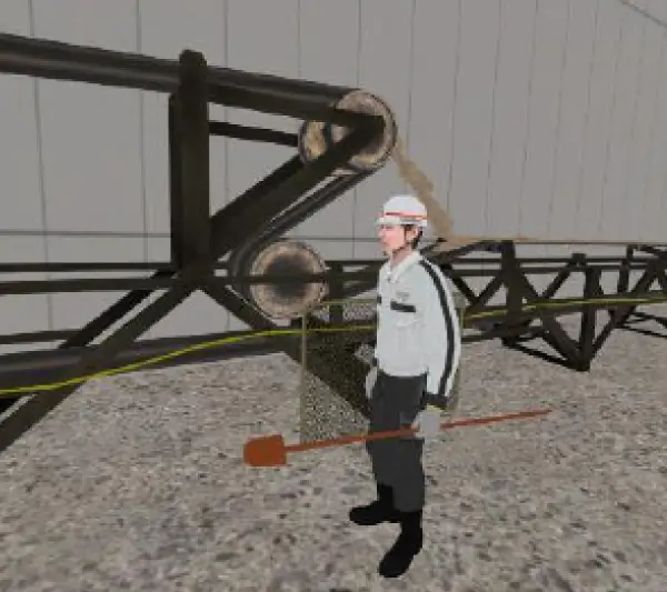 Caught-in accidents
(high-speed conveyor belt)